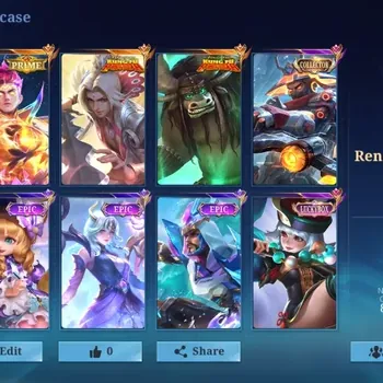 Mobile Legends: Bang Bang Accounts Collector Global|138H 214S|Collector Yi Sun-shin|KungFuPanda Ling|Prime Beatrix|Luckybox