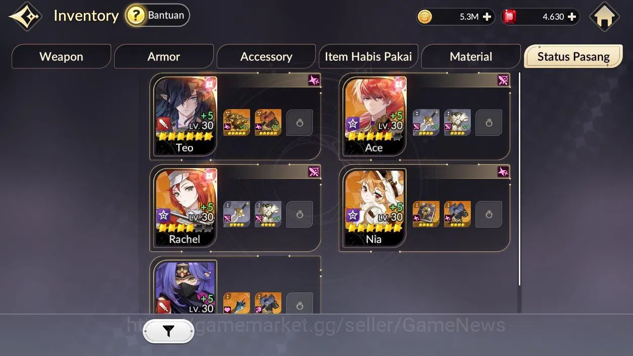 Seven Knights Re:Birth Accounts [Re;BIRTH] Global Ready Gacha |4,6k Gems + 94 HSV| image 3