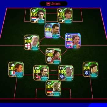 eFootball Accounts Legends & Iconic Players Android | 3193 Strength  Van Basten 105 • Maldini 105 • Kahn 105 • Scholes 104