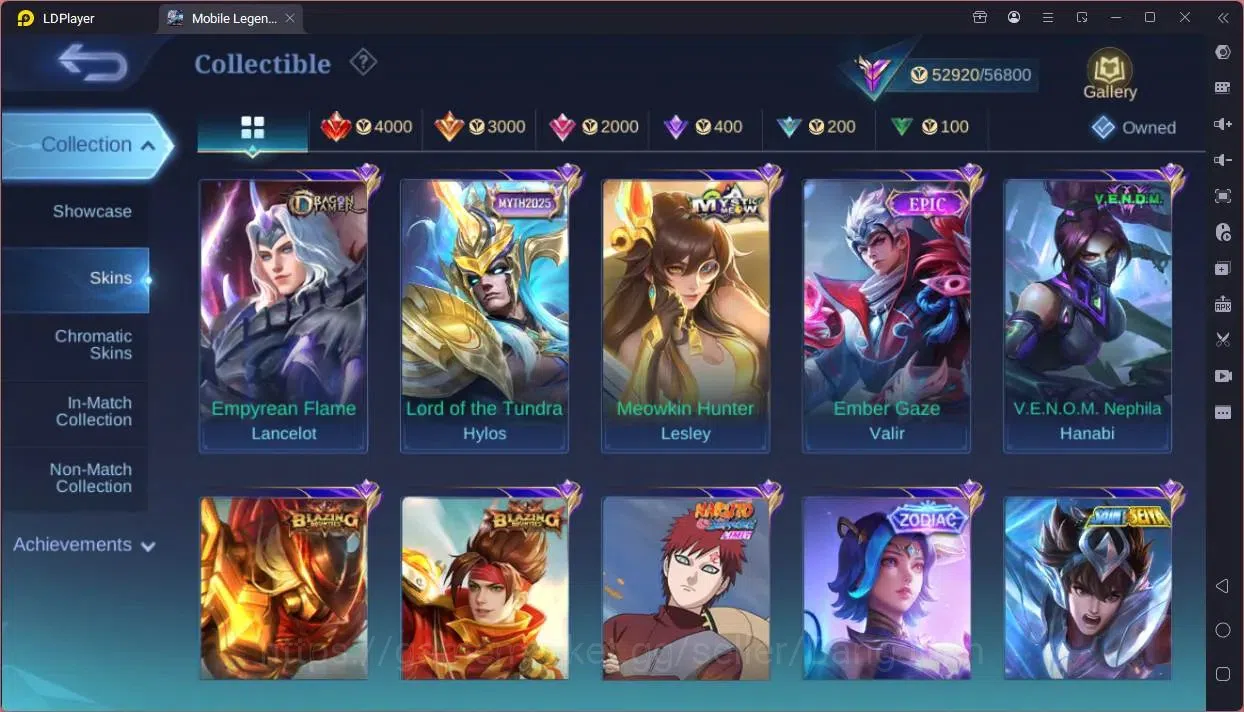 Mobile Legends: Bang Bang Accounts Global|Hero 100|Skin 216|Renowned|Prime Granger|Sa image 12