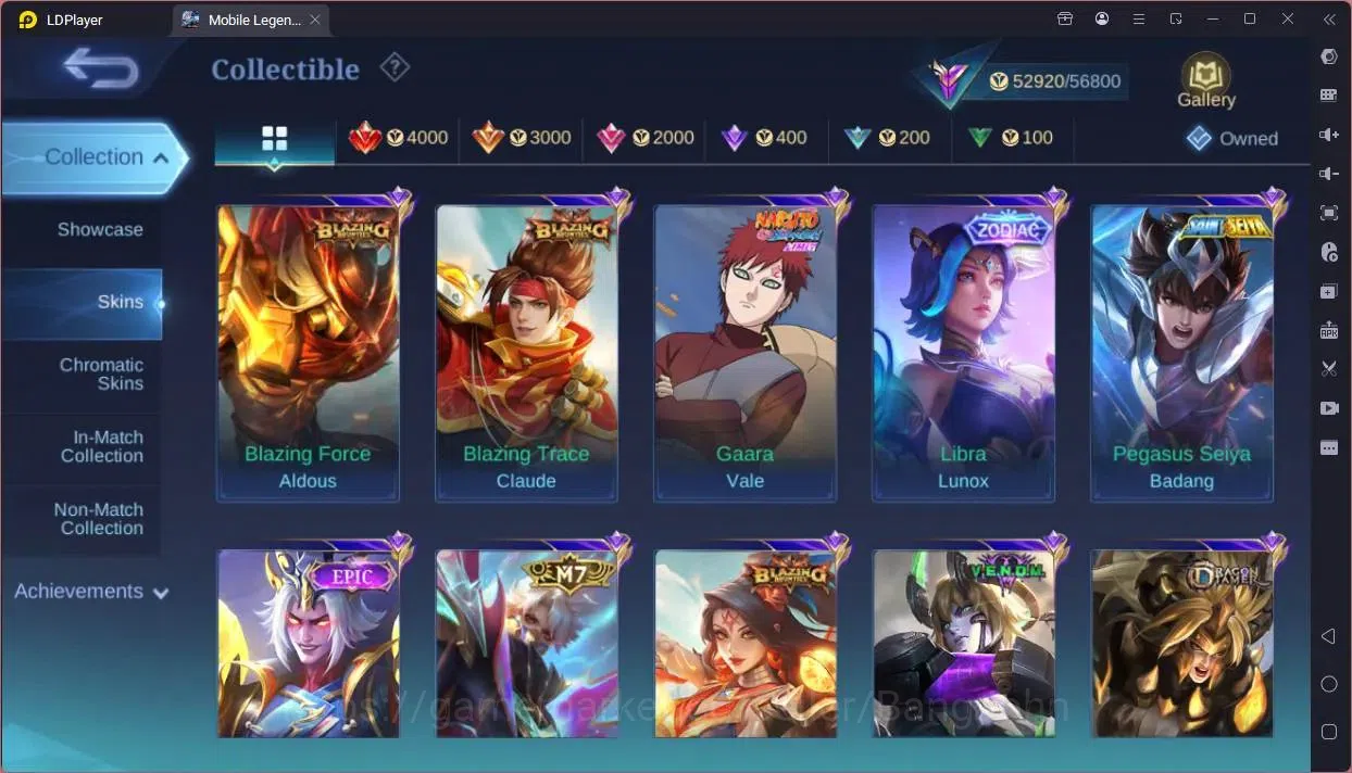 Mobile Legends: Bang Bang Accounts Global|Hero 100|Skin 216|Renowned|Prime Granger|Sa image 13