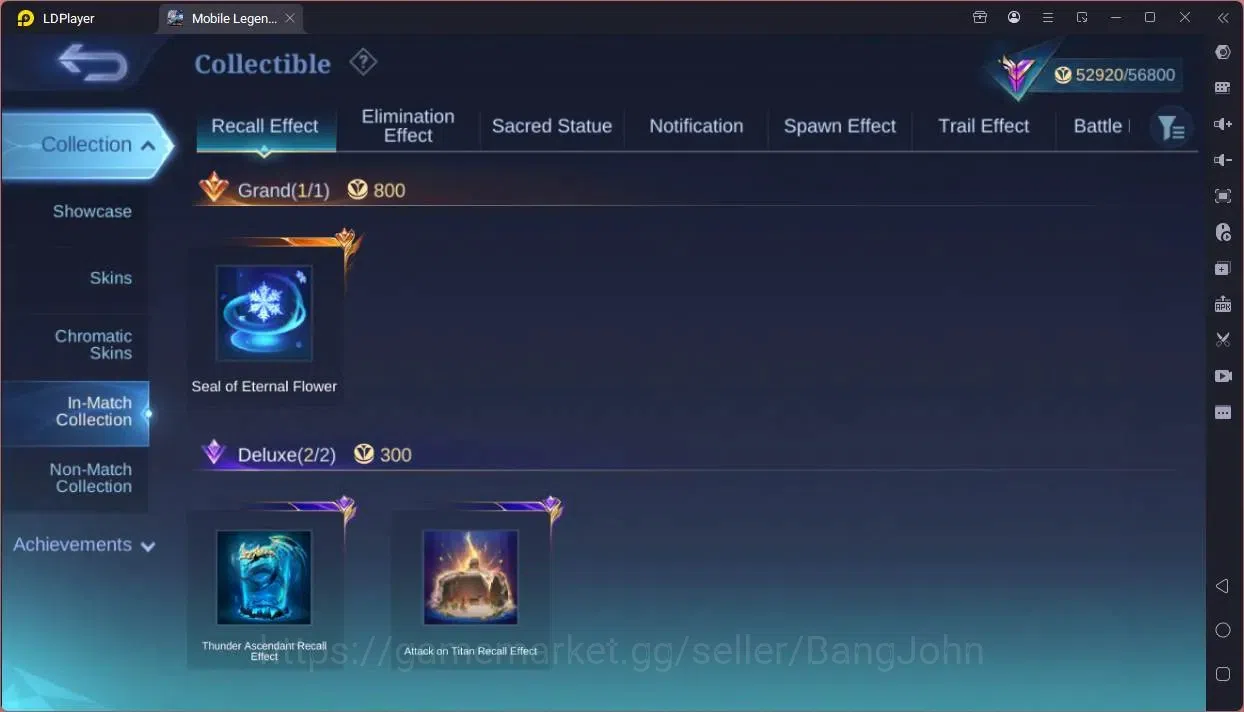 Mobile Legends: Bang Bang Accounts Global|Hero 100|Skin 216|Renowned|Prime Granger|Sa image 16