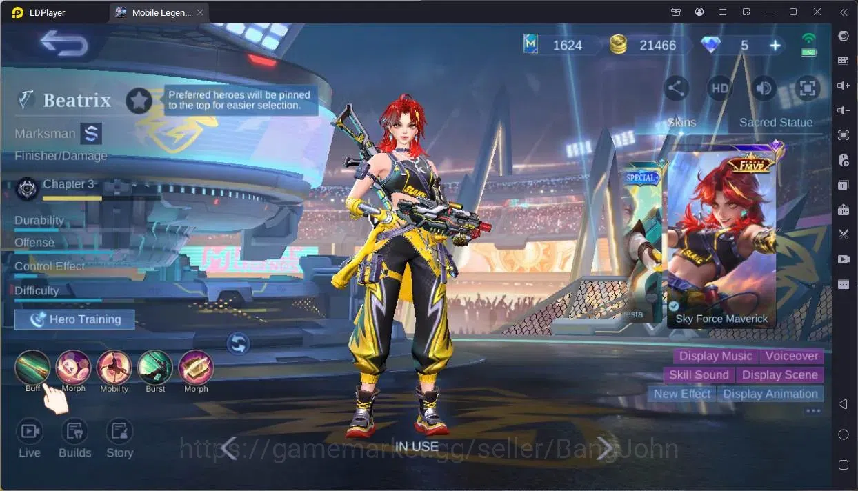 Mobile Legends: Bang Bang Accounts Global|Hero 100|Skin 216|Renowned|Prime Granger|Sa image 20