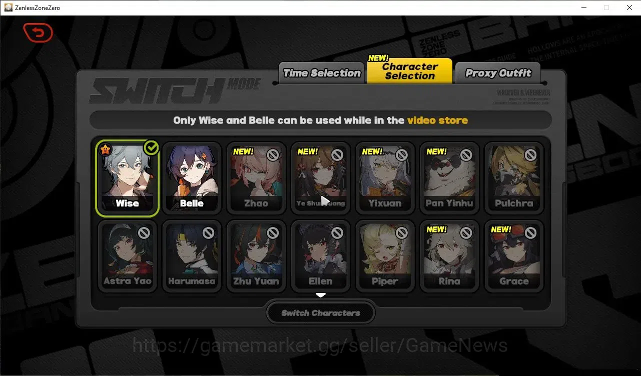 Zenless Zone Zero Accounts ASIA IK 50|7 Limited [Ye Shunguang,Yixuan,Zhu Yuan image 2