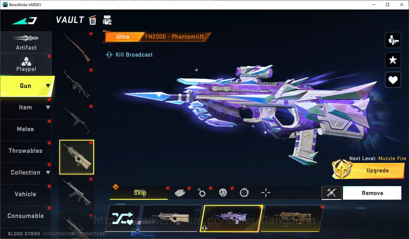 Blood Strike Accounts ASIA|COLLAB=QBZ95,KAR87K,AK47,|LIMITED=AR97|ULTRA= image 8