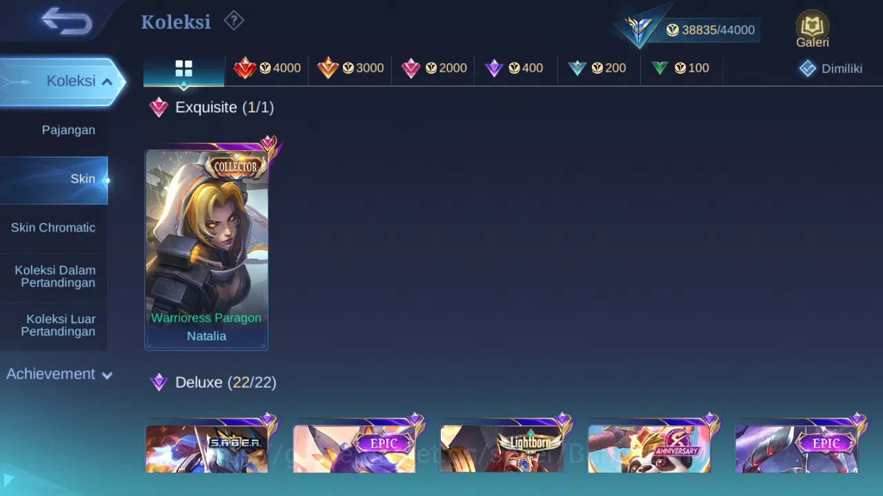 Mobile Legends: Bang Bang Accounts Hero 128 Skin 178 | KOF Karina | CC Nata | Lightbo image 1