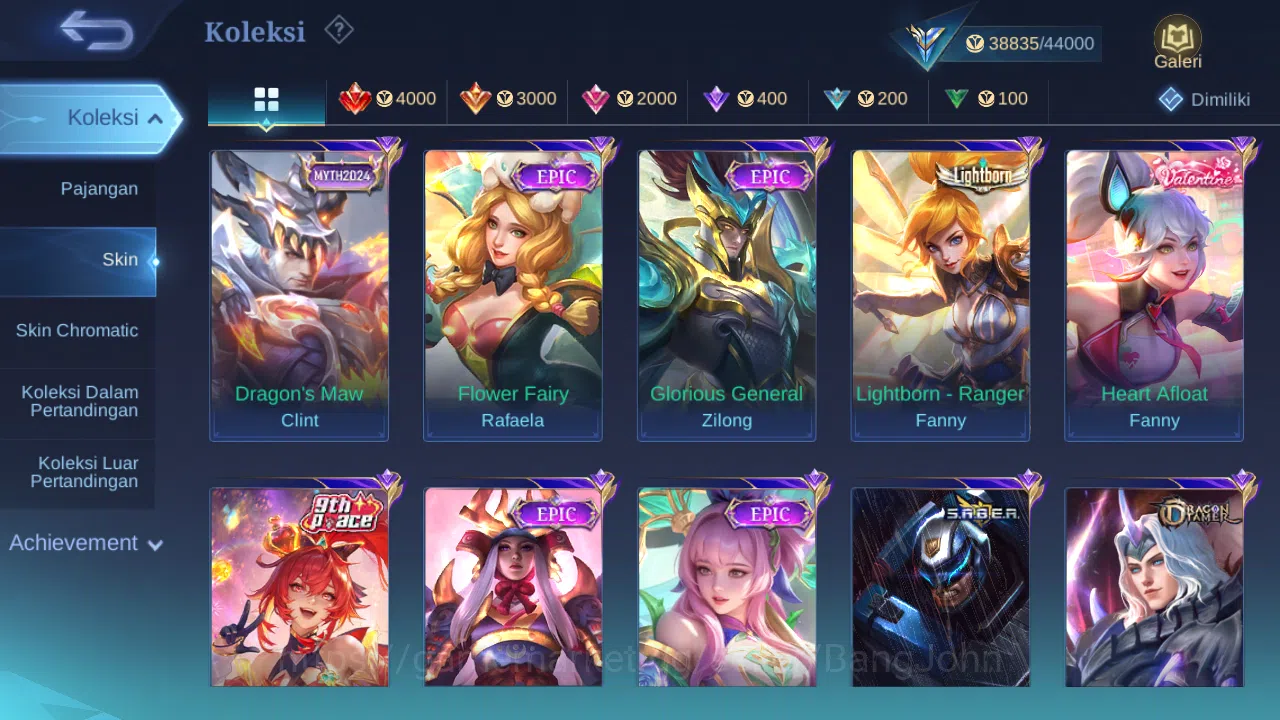 Mobile Legends: Bang Bang Accounts Hero 128 Skin 178 | KOF Karina | CC Nata | Lightbo image 3