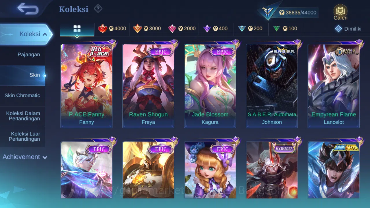 Mobile Legends: Bang Bang Accounts Hero 128 Skin 178 | KOF Karina | CC Nata | Lightbo image 4