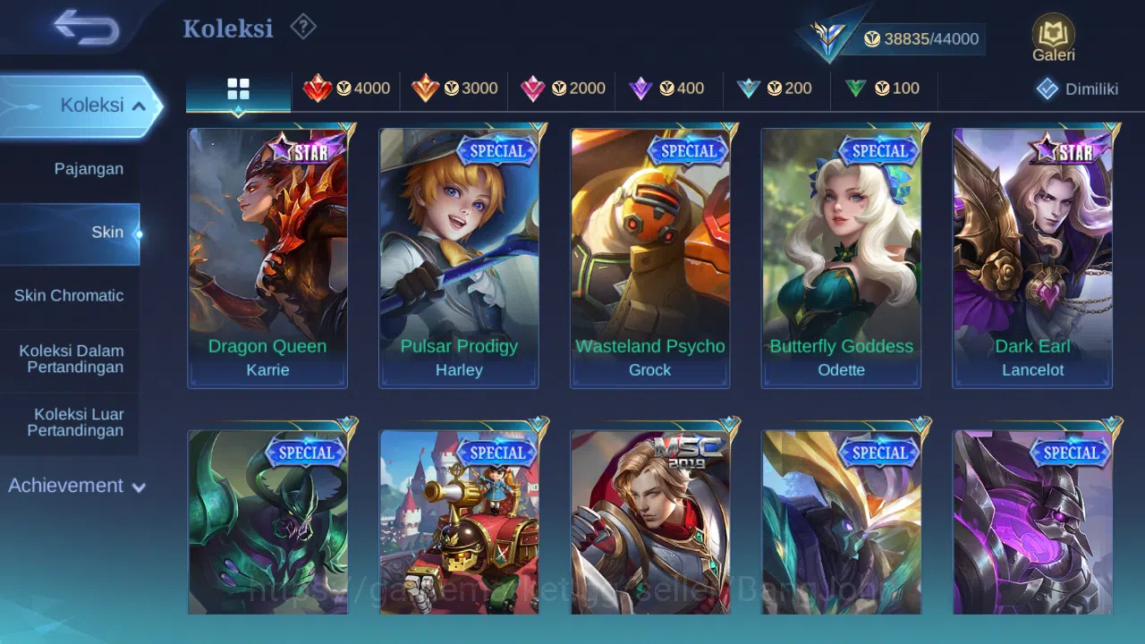 Mobile Legends: Bang Bang Accounts Hero 128 Skin 178 | KOF Karina | CC Nata | Lightbo image 7