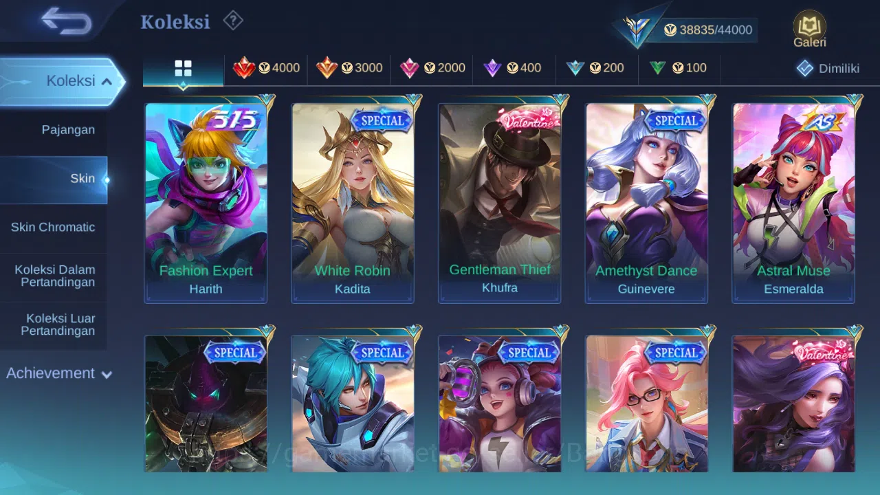 Mobile Legends: Bang Bang Accounts Hero 128 Skin 178 | KOF Karina | CC Nata | Lightbo image 8