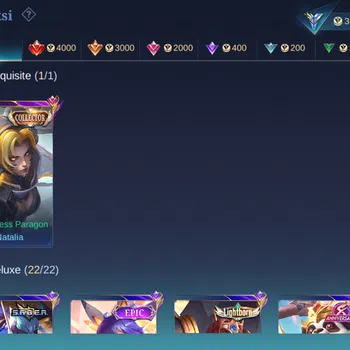 Mobile Legends: Bang Bang Collector Hero 128 Skin 178 | KOF Karina | CC Nata | Lightbo image 1