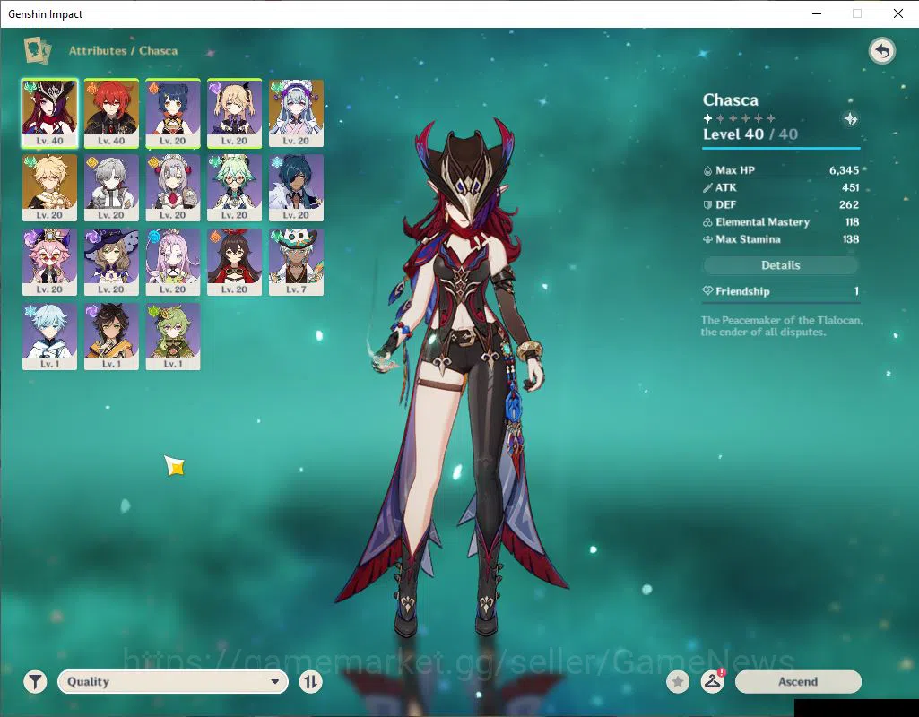 Genshin Impact Accounts ASIA|Starter|AR 18|1 Limited+14(*4Character)| Chas image 3