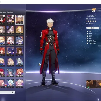 Honkai Star Rail Accounts Others Asia|TL 67|Archer Prem Team|10 Limited (Rin E2,Archer,Saber,Gilgamesh)+Sign