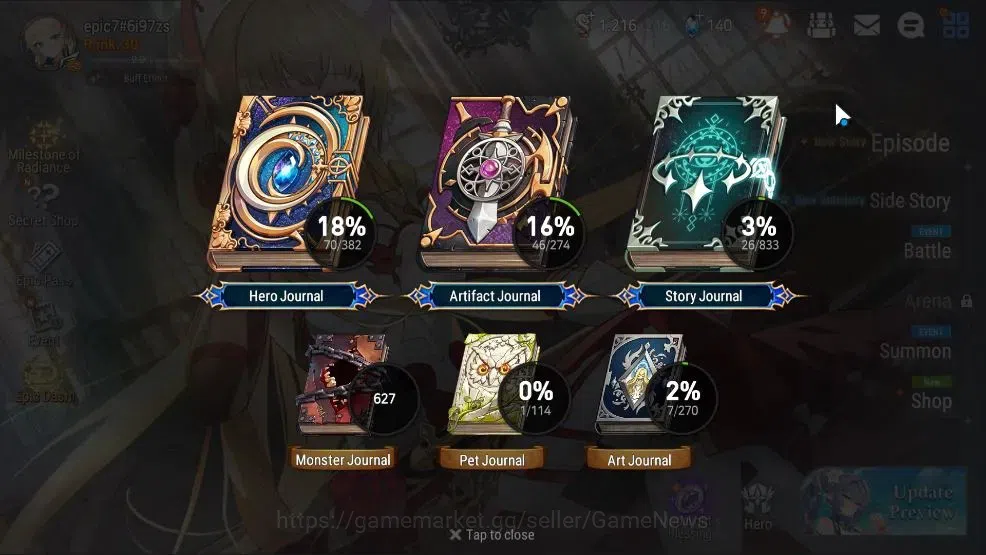 Epic Seven Accounts GLOBAL UnVerif|New Era|3 ML (Rhianna and Luciella, image 3