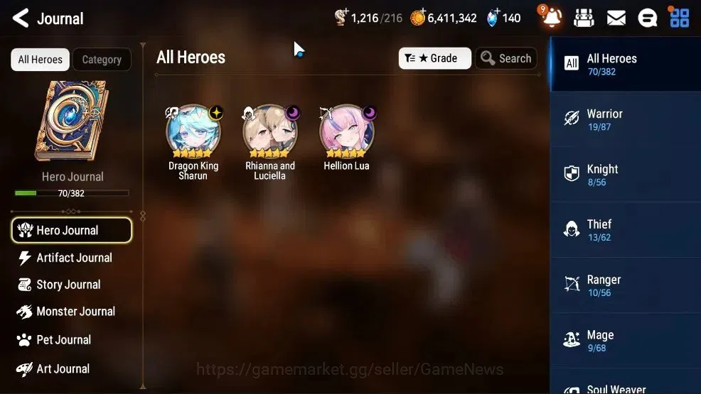 Epic Seven Accounts GLOBAL UnVerif|New Era|3 ML (Rhianna and Luciella, image 5