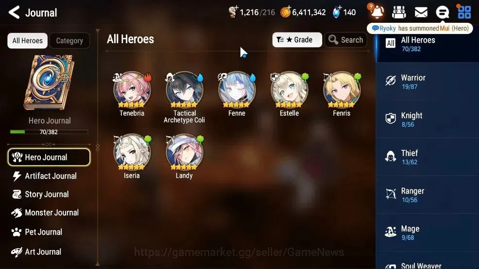 Epic Seven Accounts GLOBAL UnVerif|New Era|3 ML (Rhianna and Luciella, image 6