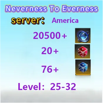 Neverness to Everness Accounts America|Rings (AN):20500+|Red Stocks (SD):20+|Blue Stocks (FD):76+|Keys (KEY):0-40|Double