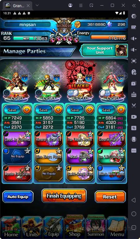 Grand Summoners Accounts [GLOBAL] Rank 65 | 2 Ascend | Veldora | Mami Tomoe image 6