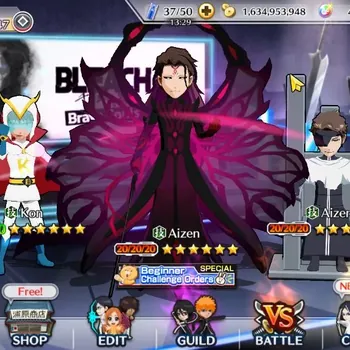 Bleach: Brave Souls Accounts High-End ASIA|835K BP|Fresh Story|1850 PS+2K BS,8K PremAcc Ticket|Aizen,Grimjow 11th|Ichigo