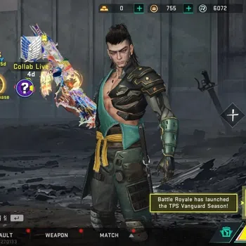 Blood Strike Accounts Collab Skin ASIA|1 ETERNAL INP-9 Golden Elegy Lv1|Collab AOT [M4A1 Battle of Faith]|ULTRA [MP5