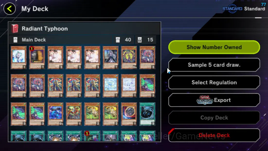 Yu-Gi-Oh! Master Duel Accounts Mid-Level Lv 18 | 20 Deck | Radiant Typhoon,VSK9,Dracotail,Yummys,Ninja,Dracotail 4