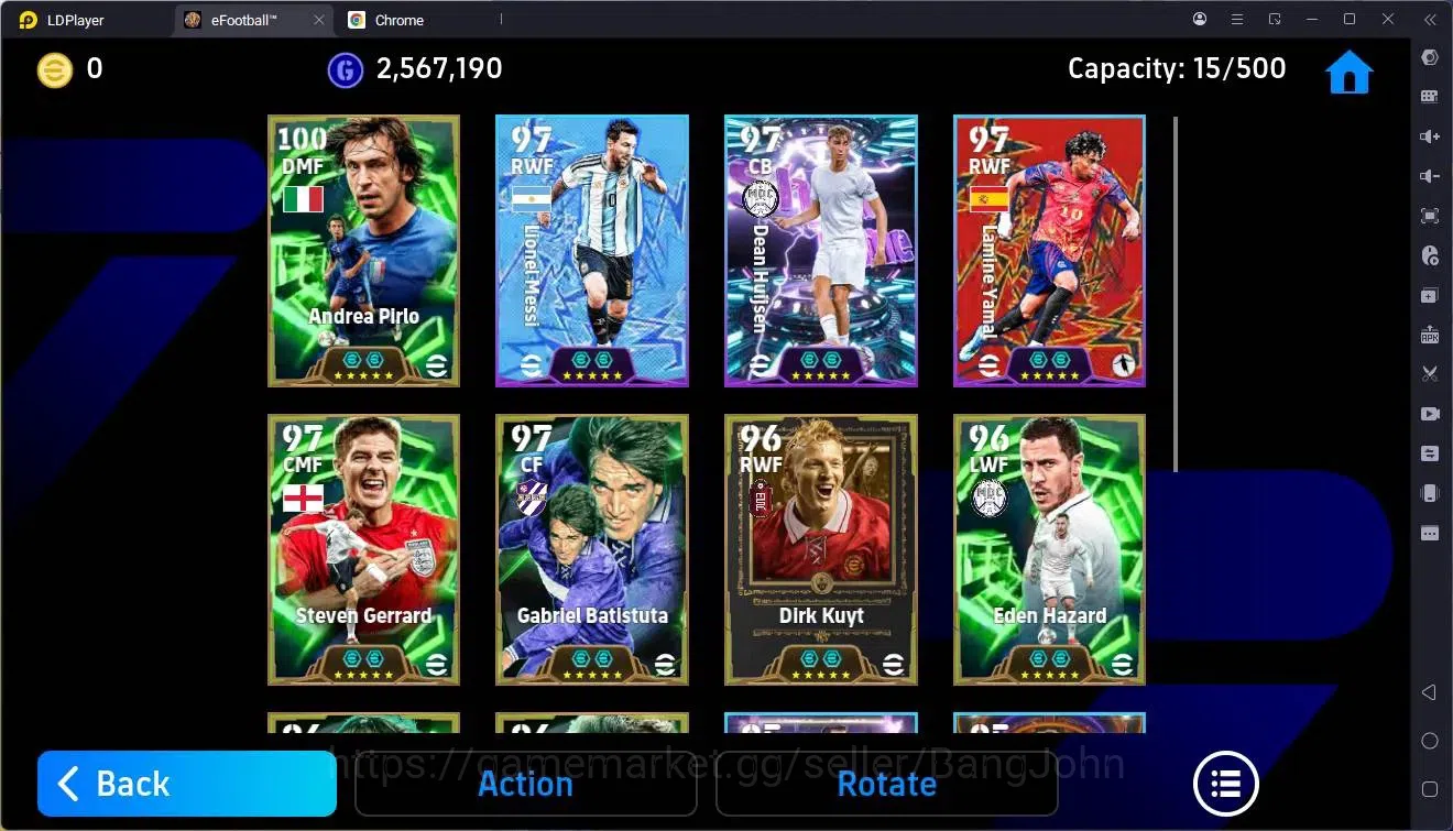 eFootball Accounts Mobile|PW 3157|Epic Pirlo,Gerrard,Puyol,Batistuta, image 4
