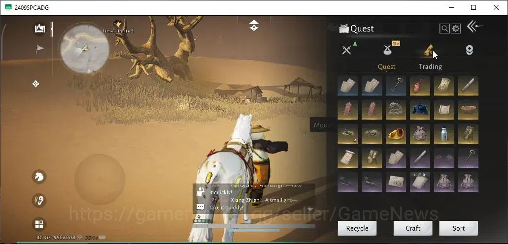 Where Winds Meet Accounts GLOBAL|Lv95|3HC Unused|GS 30K|Thundercry|Peaceful  image 14
