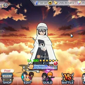 Bleach: Brave Souls Accounts High-End GLOBAL|20K Orb|11Th Anniv Grimmjow,TYBW24 Rukia,Swimsuit25 Liltotto,Cresent