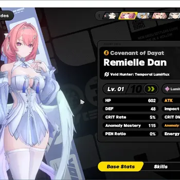Zenless Zone Zero Accounts Starter ASIA|Fresh Starter IK5|2Limit Remielle,JaneDoe+Sign +chrSTD Nicole,Corin,Anby|S1
