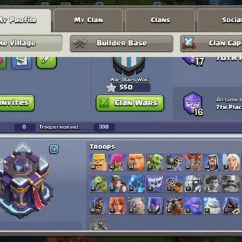 Clash of Clans High-End Global | TH 15-BH 9 | LVL 166|HH 9|AQ 84 ,MP 50 ,G image 1