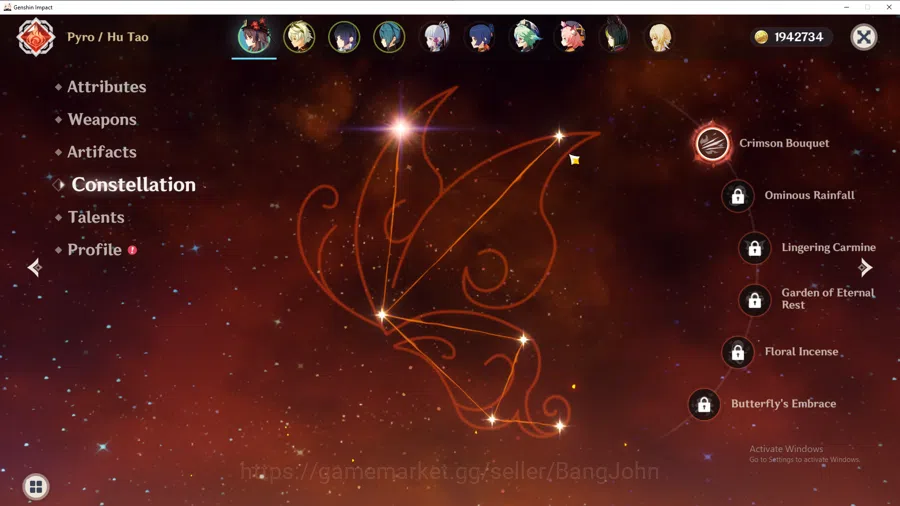 Genshin Impact Accounts Mid-Game | ASIA | AR 45  | 5 Limit | HuTao c1 | Ye image 13