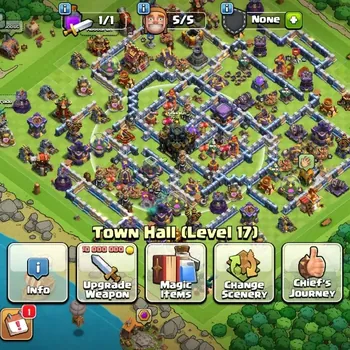 Clash of Clans Accounts High-End LV 140|TH 17-BH 8|HH 9|Limited Skin|BK 28,AQ 31,GW 14,MP 44,RC 20,DD 4|BM 8,BC 15|Free CN