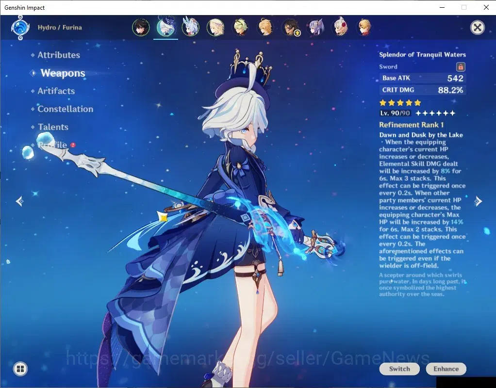 Genshin Impact Accounts Mid Game ASIA |AR 52 |4 Limited + 3 (*5Wep) |Nicole,Furina+Sign,Wriothesley,Sigwinne |Mc Male 3