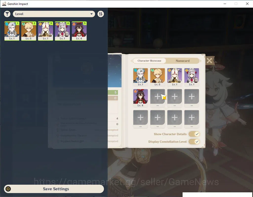 Genshin Impact Accounts Mid Game ASIA|Starter|AR 5|1 limited 10*4Character|Neuvellette,(Ninmgguang,Noelle)|Low Explore 2