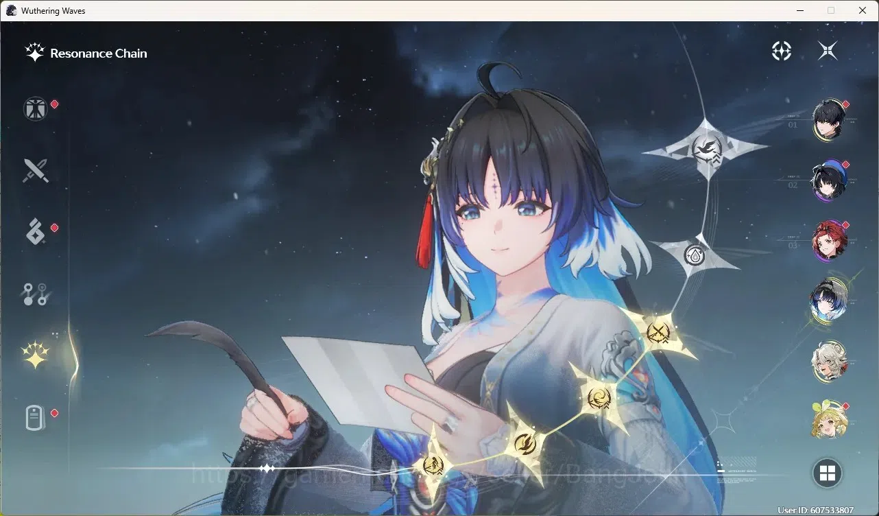 Wuthering Waves Accounts Starter EU|UL 49|Rank 5|1 Char Limited[Yangyang:Xuanling Rc4]+Sign|716 Astrite|Mc Male | TakeMail 3