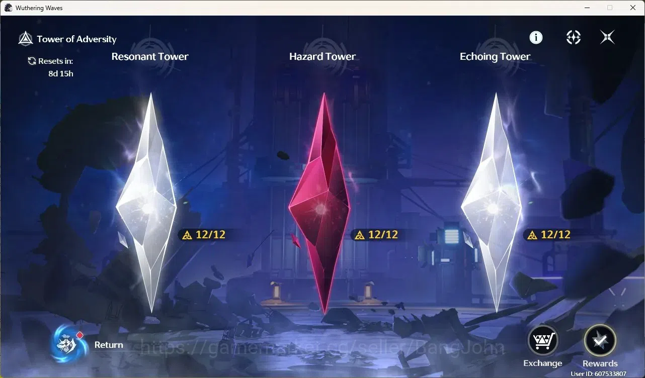 Wuthering Waves Accounts Starter EU|UL 49|Rank 5|1 Char Limited[Yangyang:Xuanling Rc4]+Sign|716 Astrite|Mc Male | TakeMail 5