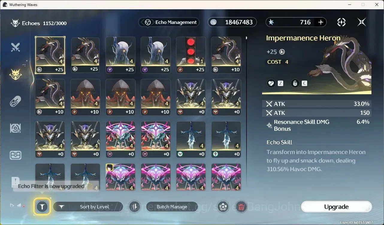 Wuthering Waves Accounts Starter EU|UL 49|Rank 5|1 Char Limited[Yangyang:Xuanling Rc4]+Sign|716 Astrite|Mc Male | TakeMail 9