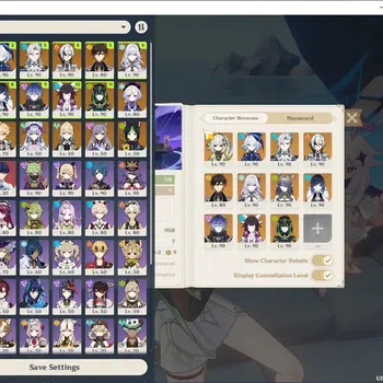 Genshin Impact Accounts Others Asia|AR 59|Flins,Nefer Premium Team|11 Limited + 7 (*5 Weapon)|(Arlechino