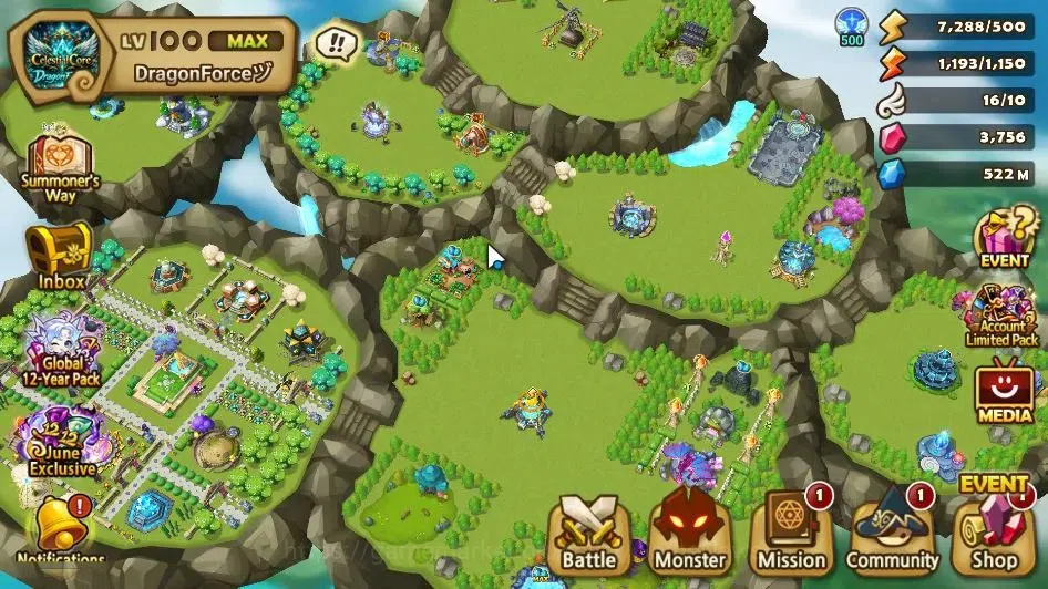 Summoners War: Sky Arena Accounts EU ENDGAME|4 LD(Trinity,Bela,Shan,Oberon)+134 Tota image 1