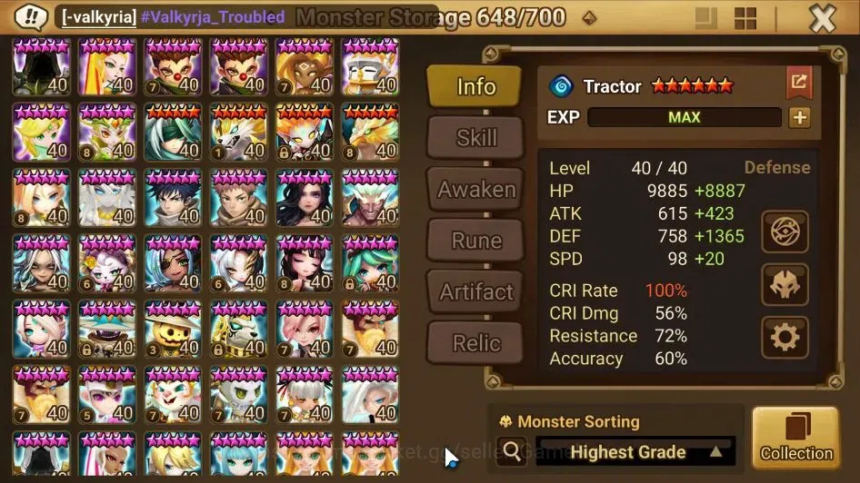 Summoners War: Sky Arena Accounts EU ENDGAME|4 LD(Trinity,Bela,Shan,Oberon)+134 Tota image 19