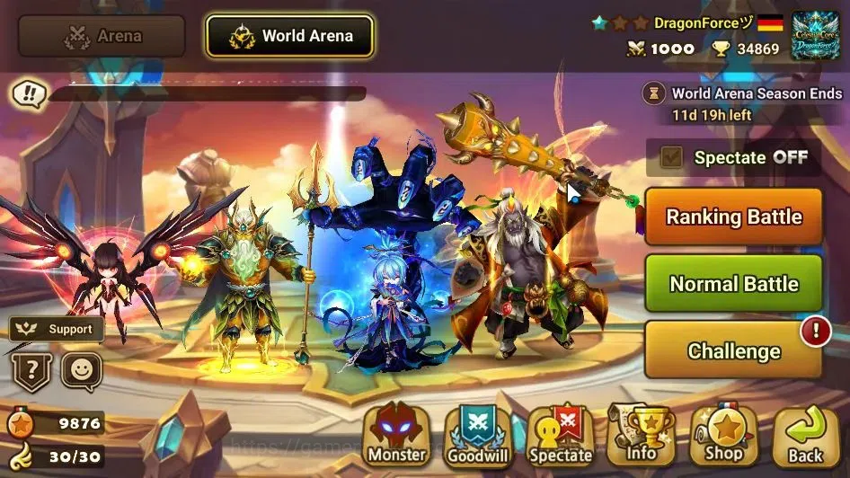 Summoners War: Sky Arena Accounts EU ENDGAME|4 LD(Trinity,Bela,Shan,Oberon)+134 Tota image 4