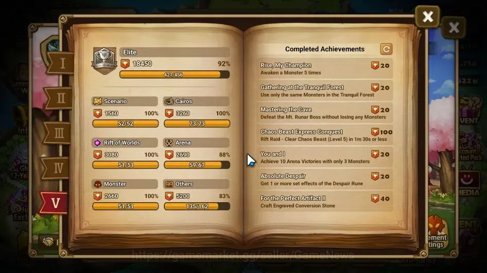 Summoners War: Sky Arena Accounts EU ENDGAME|4 LD(Trinity,Bela,Shan,Oberon)+134 Tota image 9