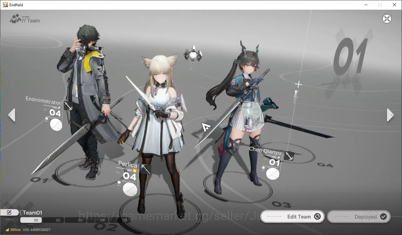 Arknights: Endfield Accounts NA/EU Lv2 |Starter|1 SSR (Ardelia)+5SR Operators|3 5*WP|Male|GrypLink|Take Mail| SS (END1348) 13