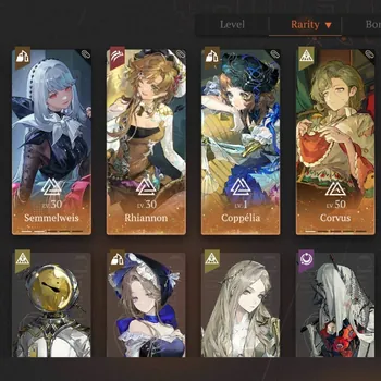 Reverse: 1999 Accounts Midgame Global|Lv 50|Team Bloodtithe|19 SSR 2 Limited| Nautika & Rhiannon + Psy |Semmelweis P2,Corvus