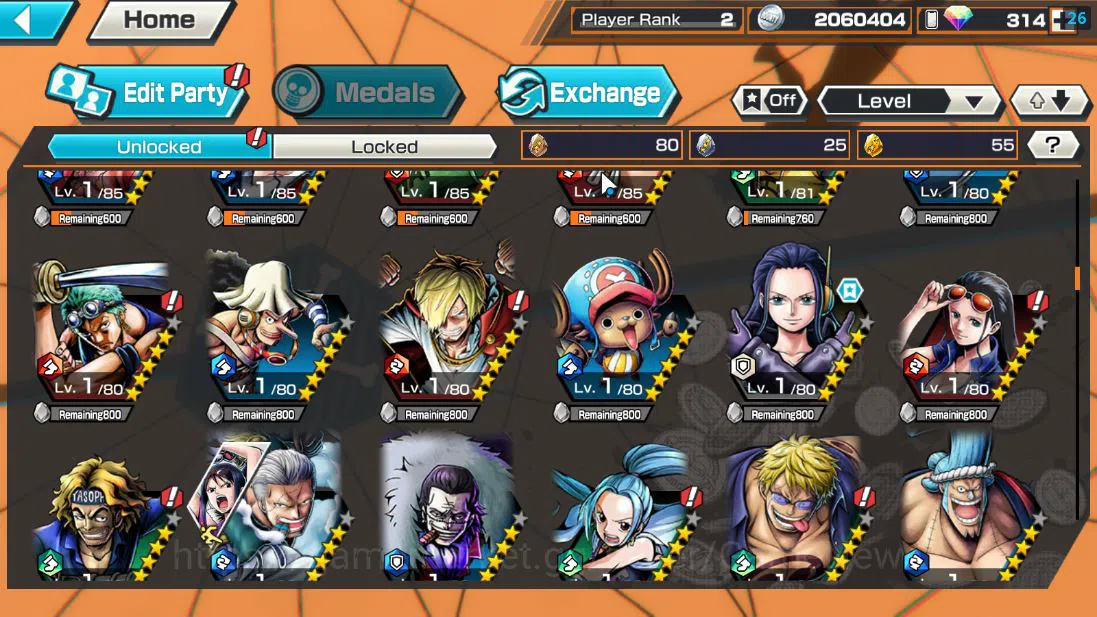 One Piece Bounty Rush Accounts Global|4 EX |5 elder St.Saturn,G5 Monkey D.Luffy,L image 6