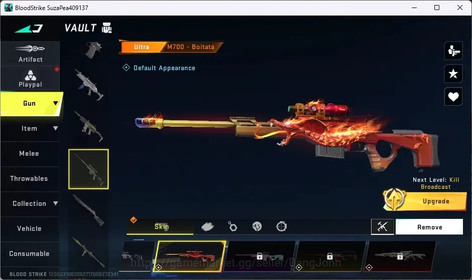 Blood Strike Accounts ASIA | Eternal AUG - Empyrean | 1 Ultra Gun |1 Epi image 2