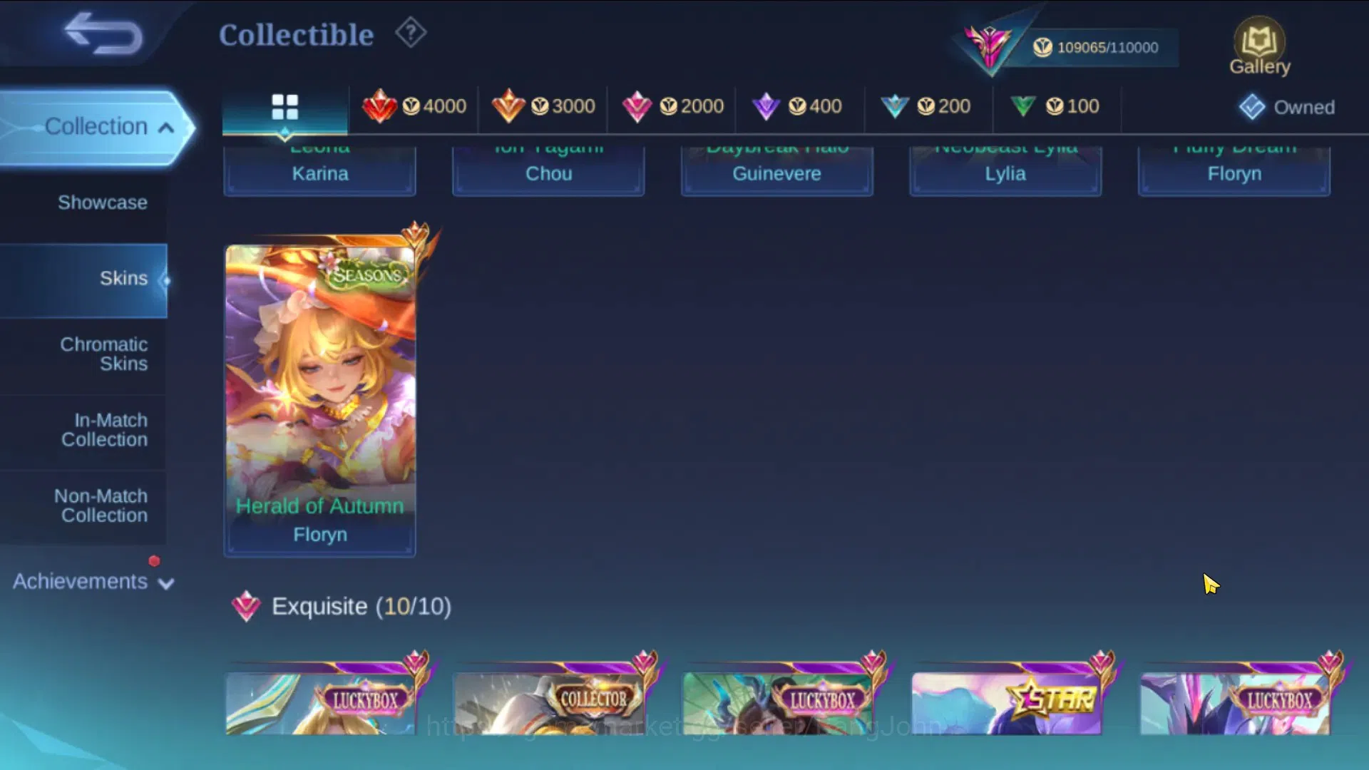 Mobile Legends: Bang Bang Accounts Global|Hero 123|Skin 344|Exalted|Legend Lunox|KOF image 15
