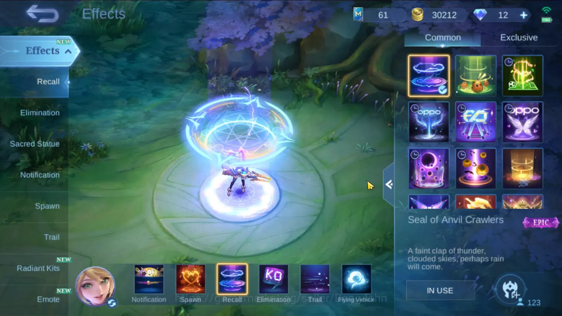 Mobile Legends: Bang Bang Accounts Global|Hero 123|Skin 344|Exalted|Legend Lunox|KOF image 20
