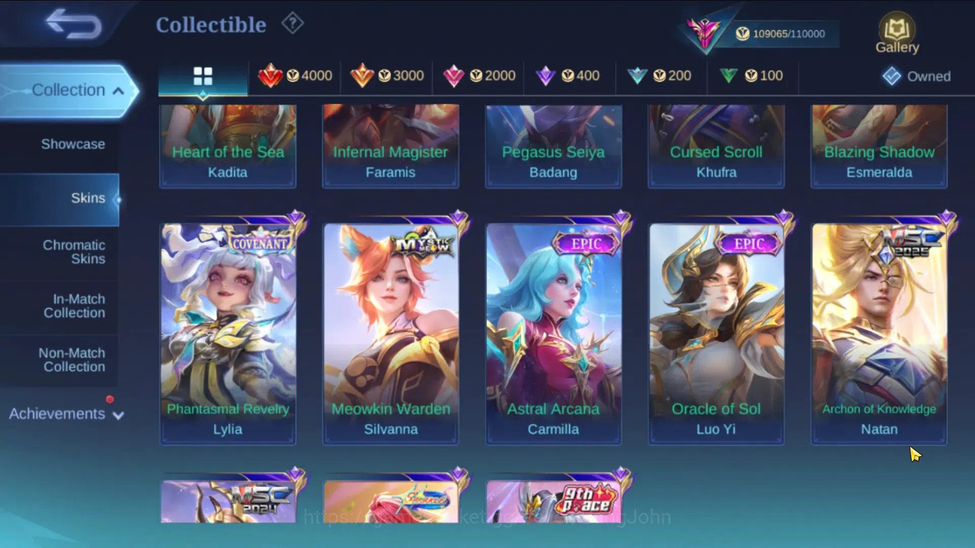 Mobile Legends: Bang Bang Accounts Global|Hero 123|Skin 344|Exalted|Legend Lunox|KOF image 3