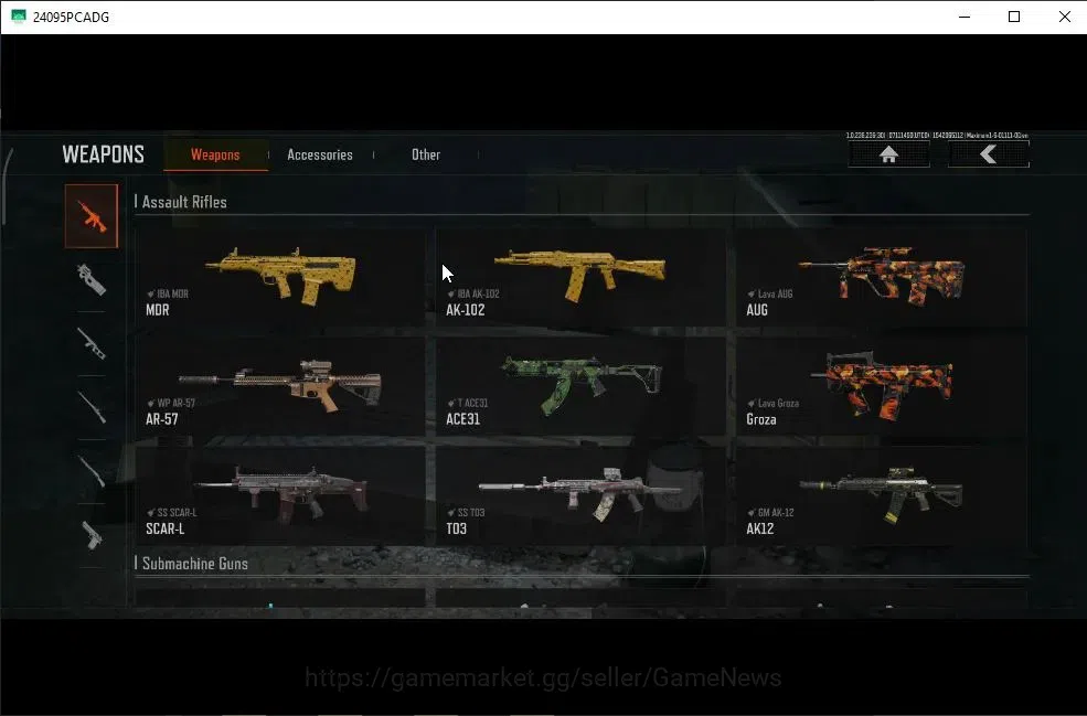 Arena Breakout Accounts High Value MOBILE|Lvl 30|SV 43,1M|CV 40M|2 Set|WP AR-57,SS SCAR-L,SS TO3,GM AK-12,FA MPX, Etc|CN 5